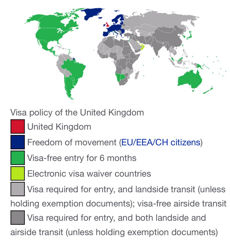 uk passport visa free countries