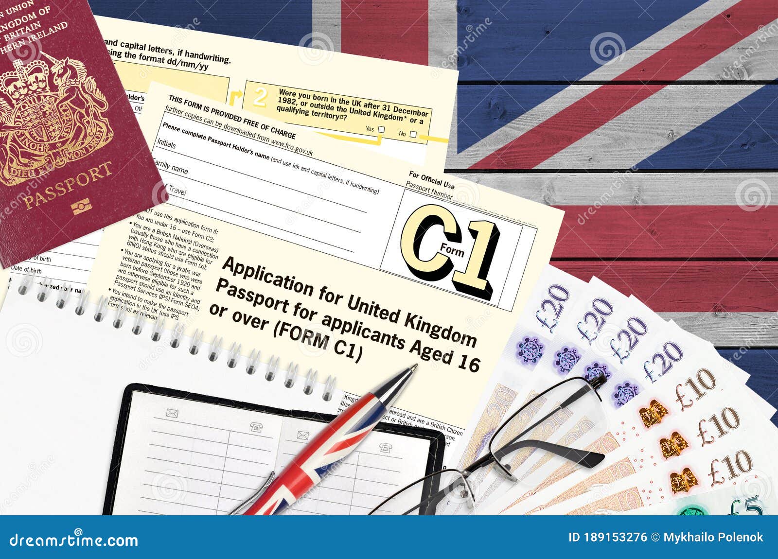 united kingdom passport application form