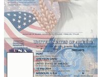 united states passport sample