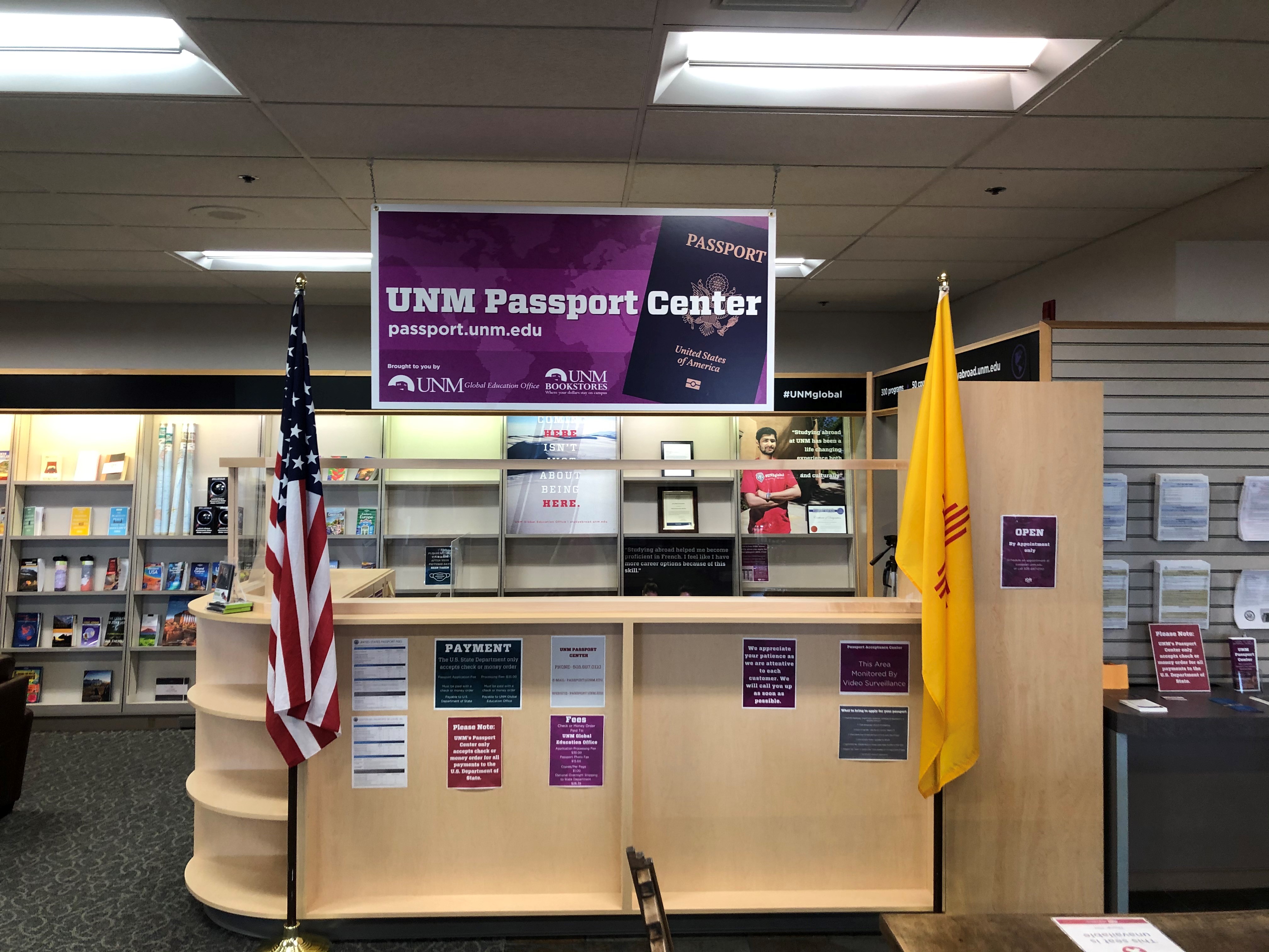 unm bookstore passport