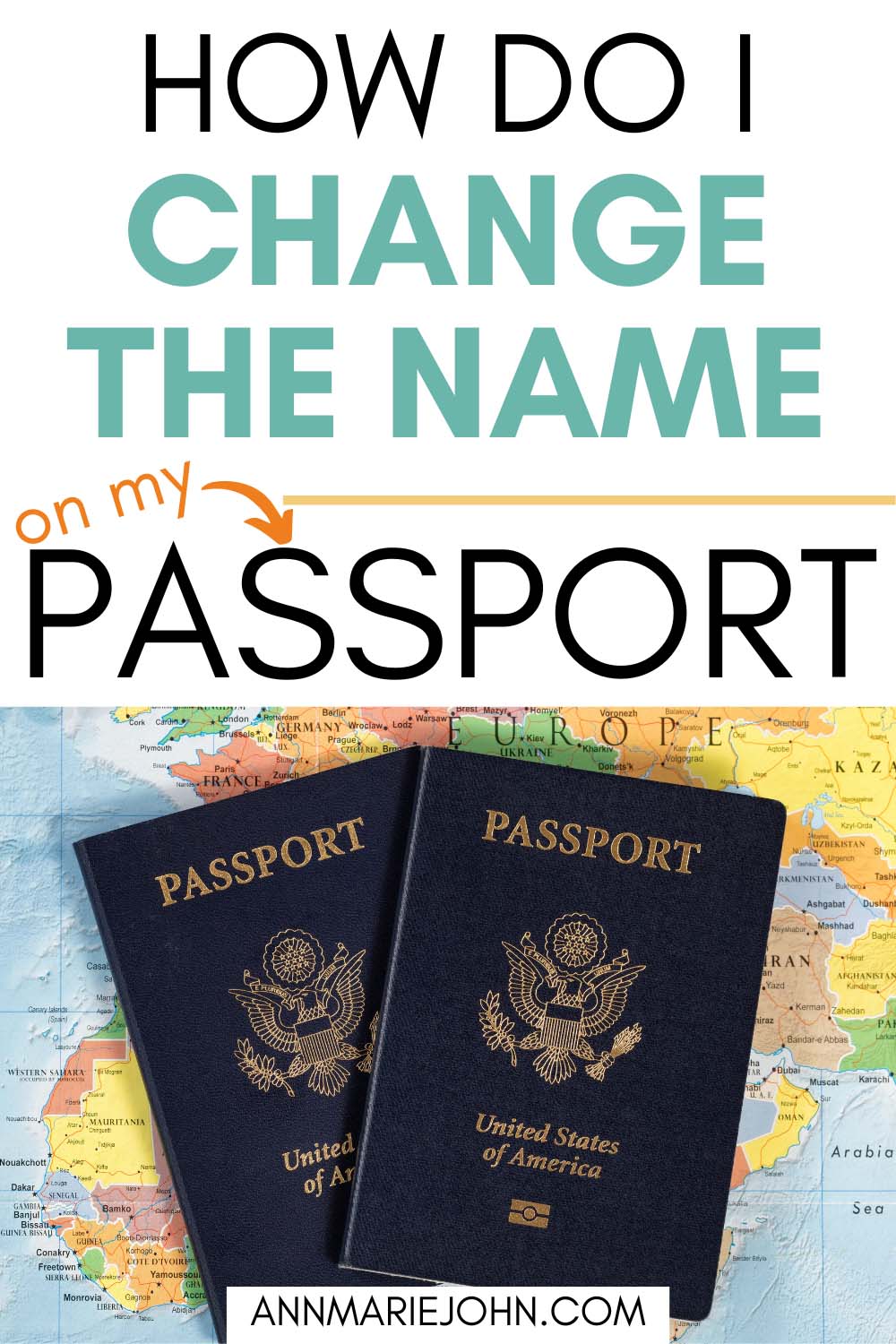 update passport name change