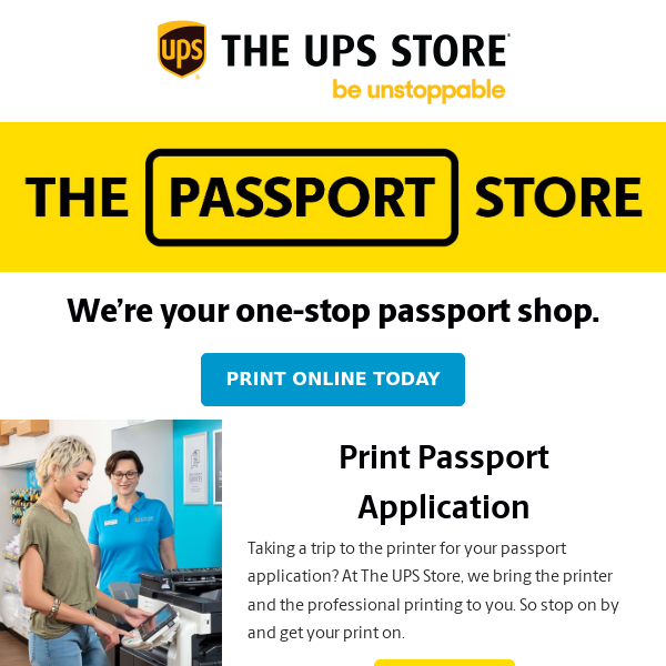 ups passport renewal