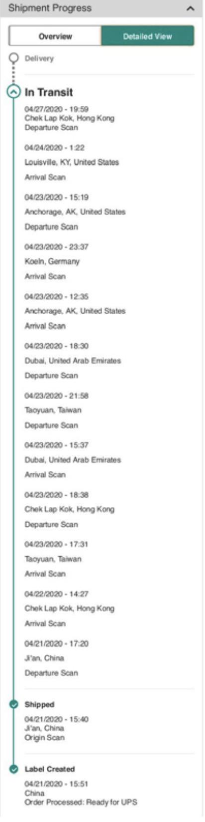 ups passport tracking