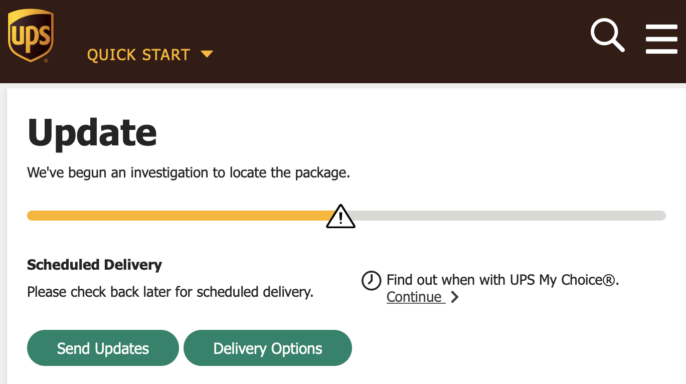 ups passport tracking