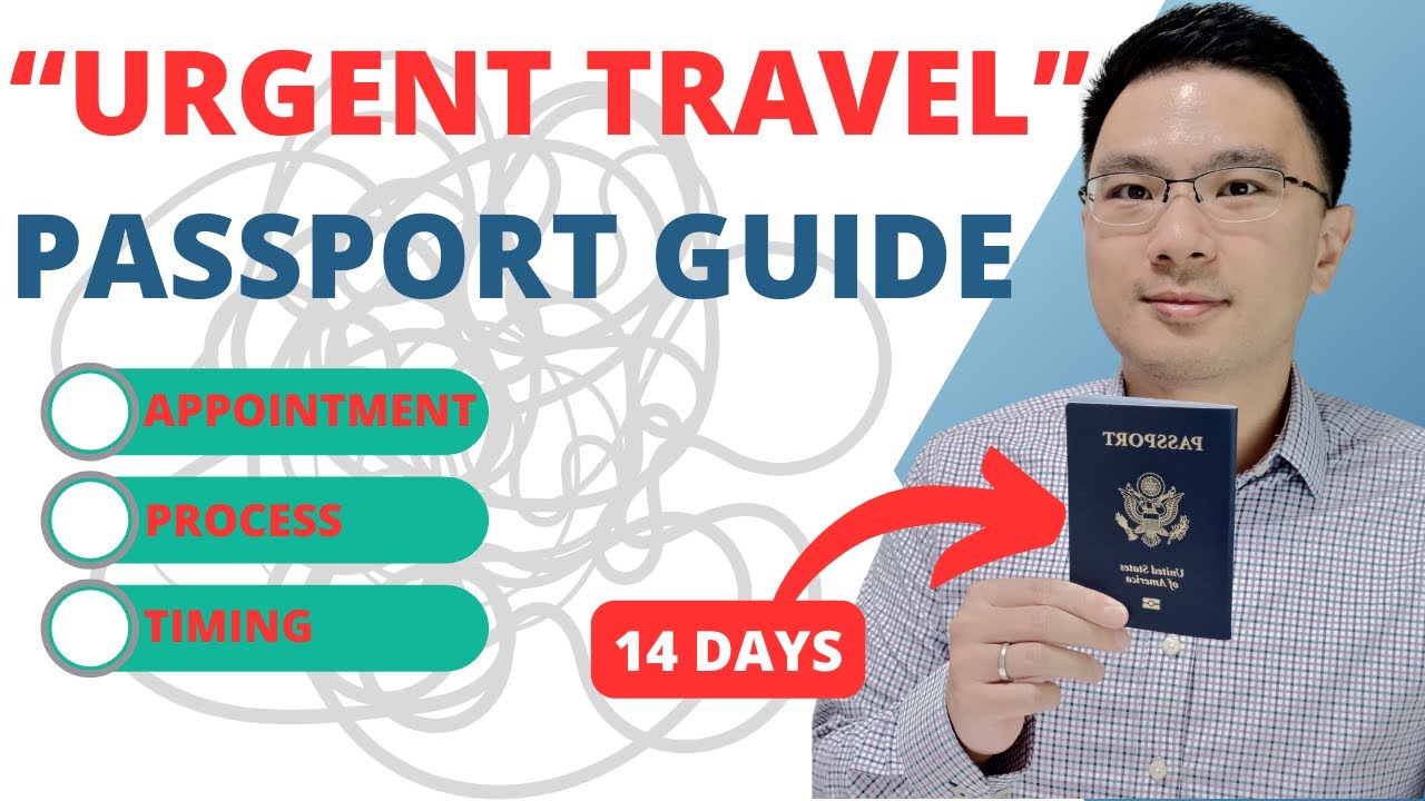 urgent travel passport appointment