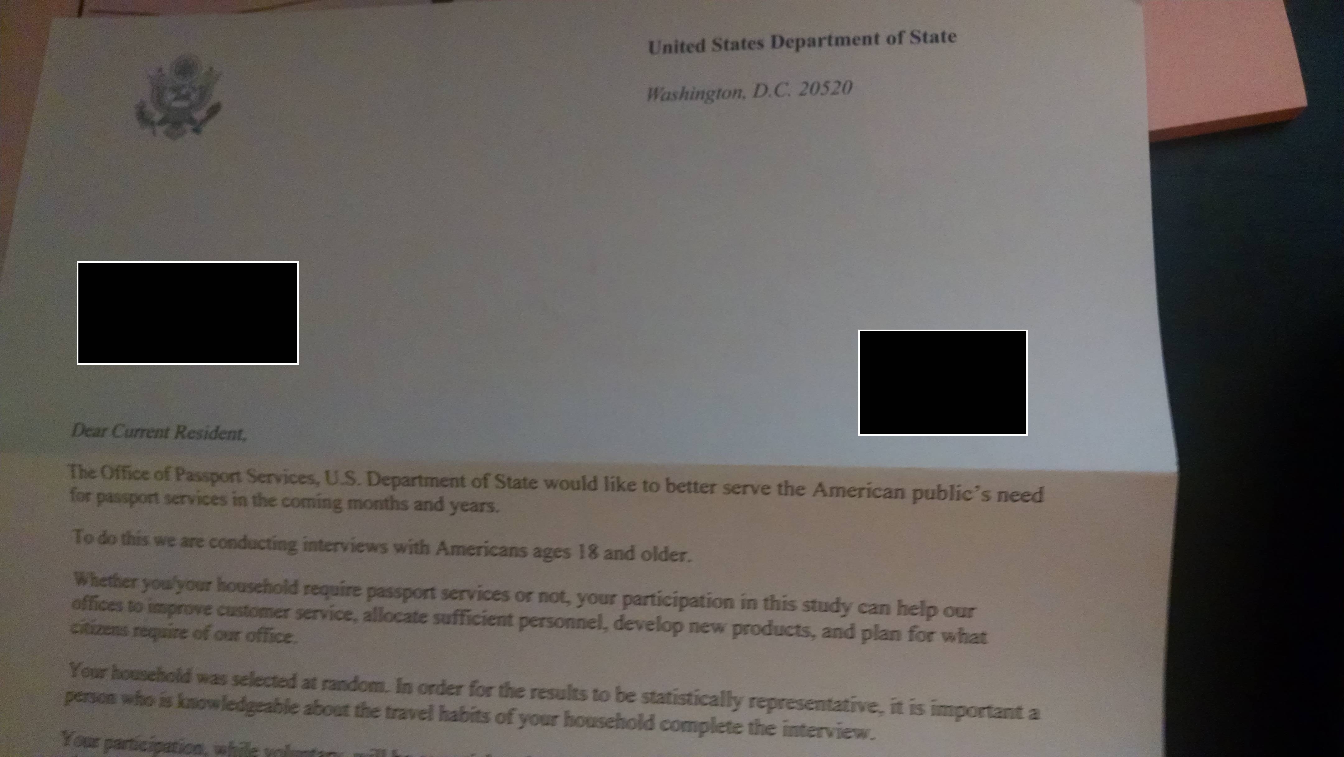 us department of state passport address