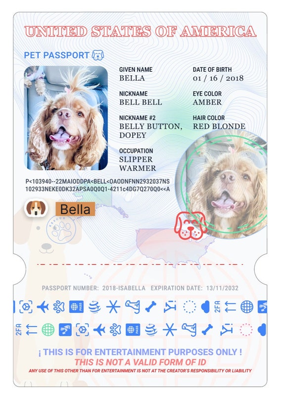 us dog passport