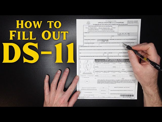 us passport application for a minor