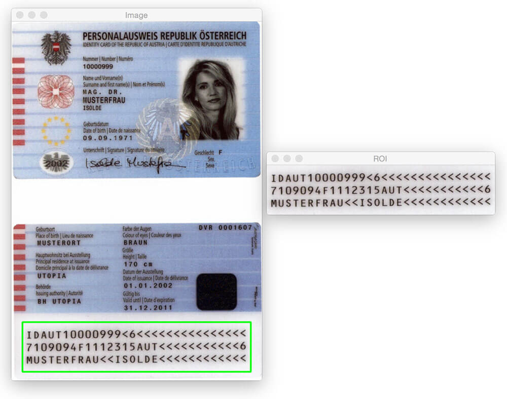 us passport barcode page example