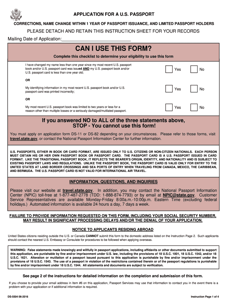 us passport correction