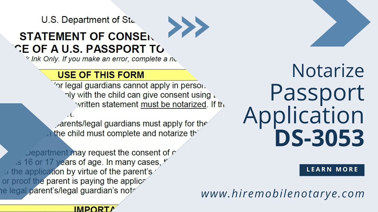 us passport parent consent form