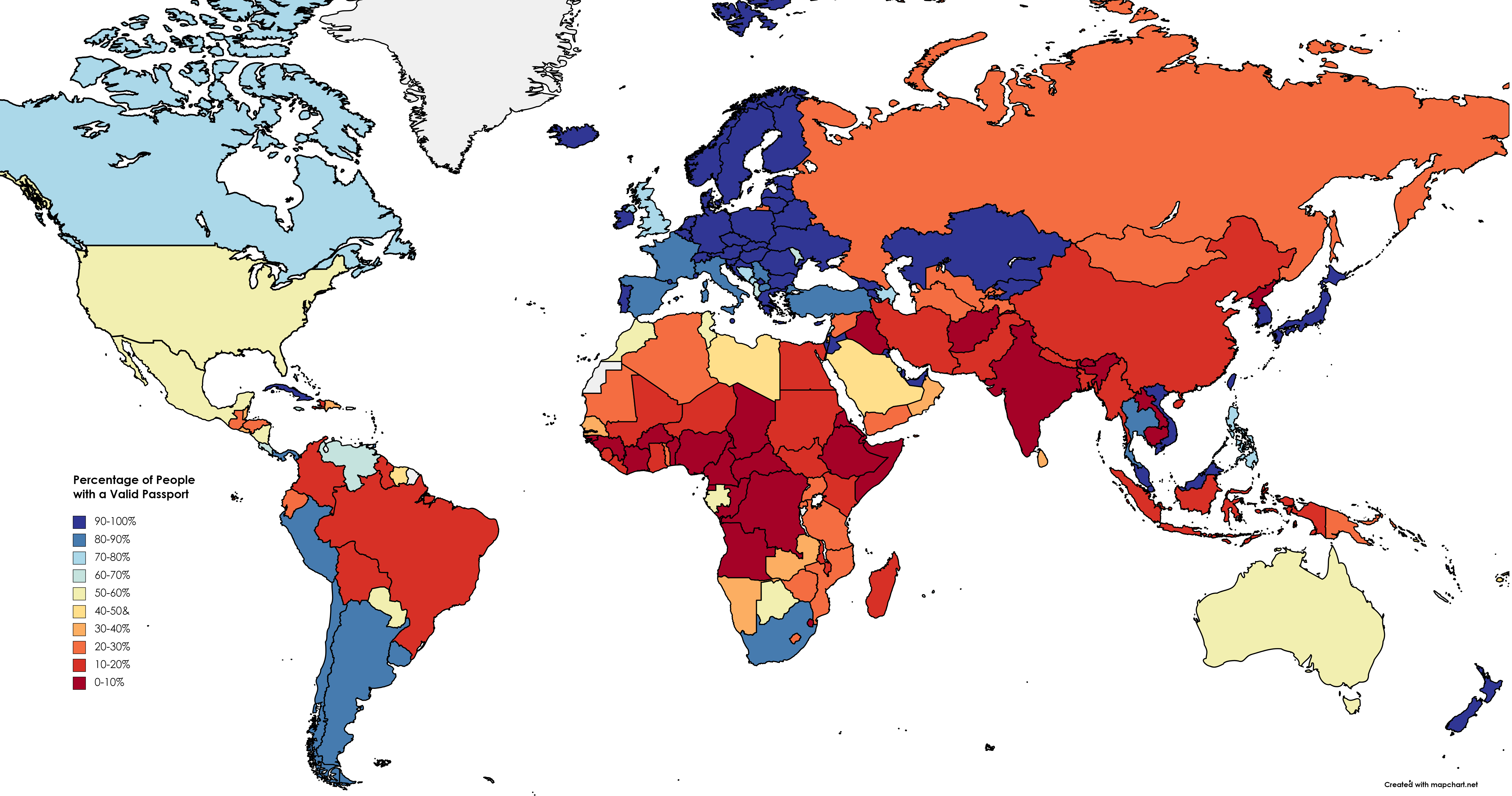 us passport percentage