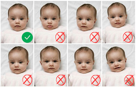 us passport photo requirements newborn