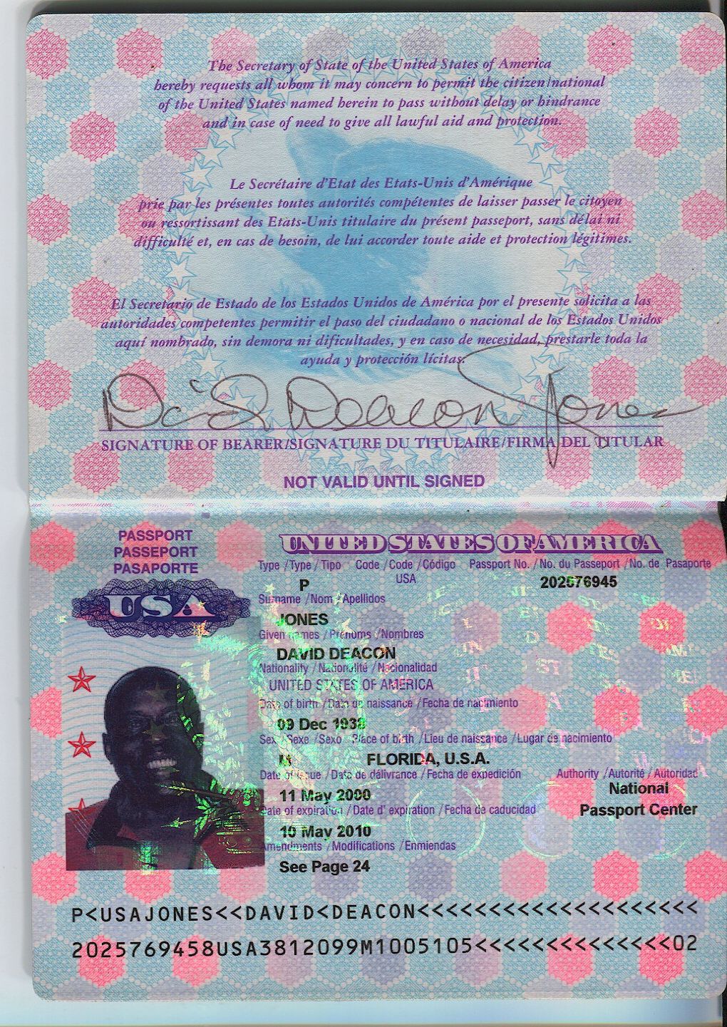 us passport signature