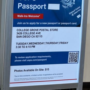 us post office passport walk in