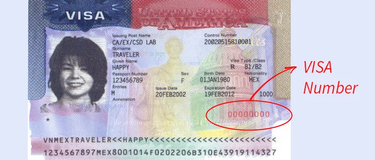 us visa number on passport