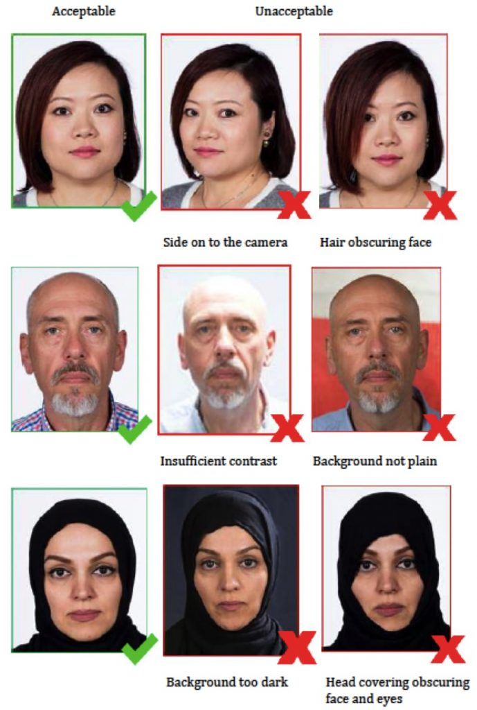 us visa passport photo dimensions