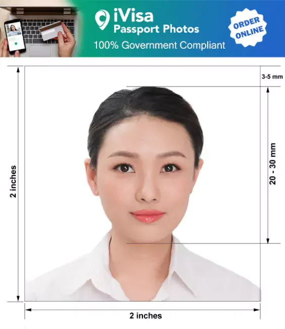 us visa passport picture size