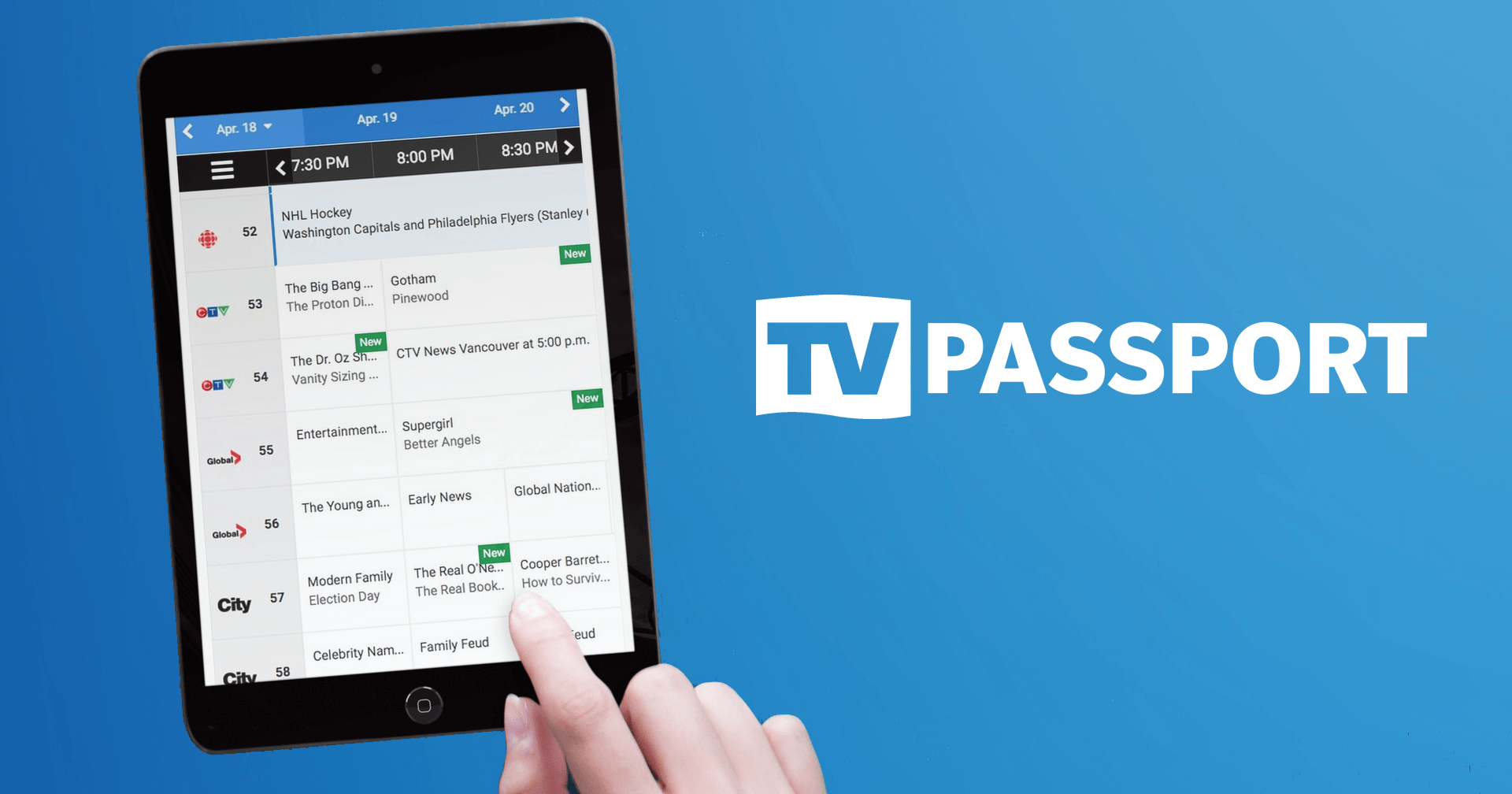 usa tv schedule passport