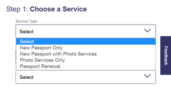 usps passport appointments online