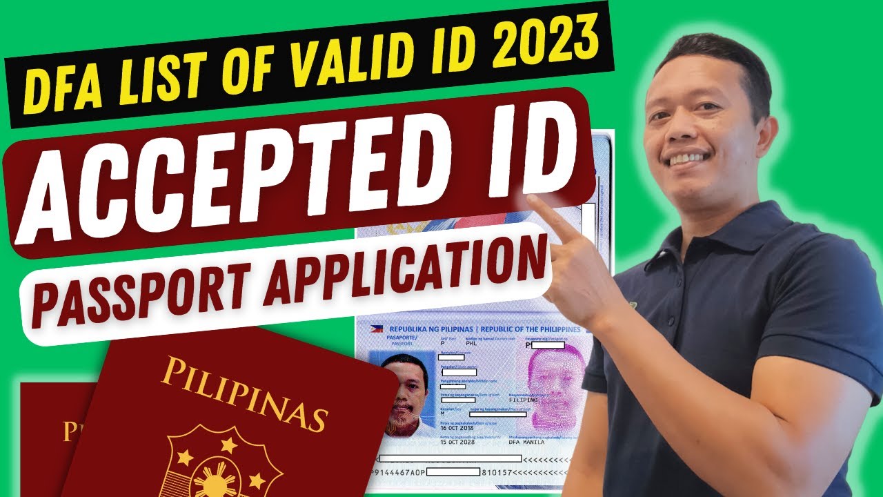 valid i.d for passport