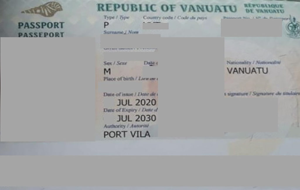 vanuatu passport