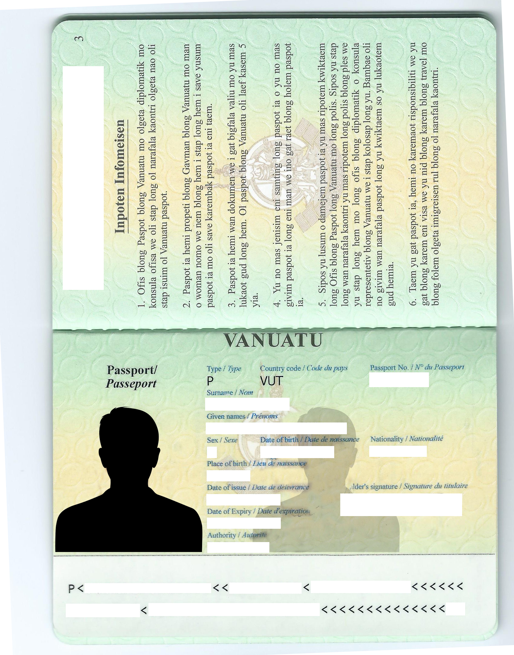 vanuatu passports