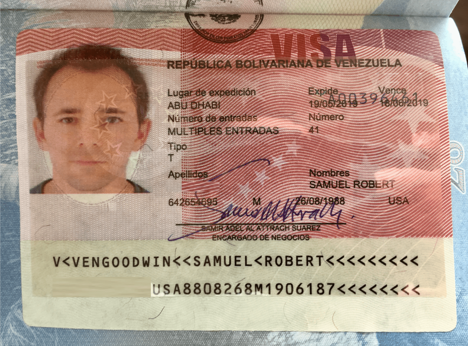 venezuela passport