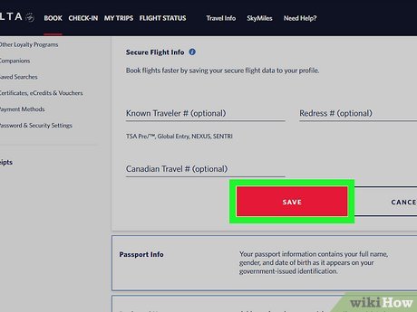 verify passport on fly delta app