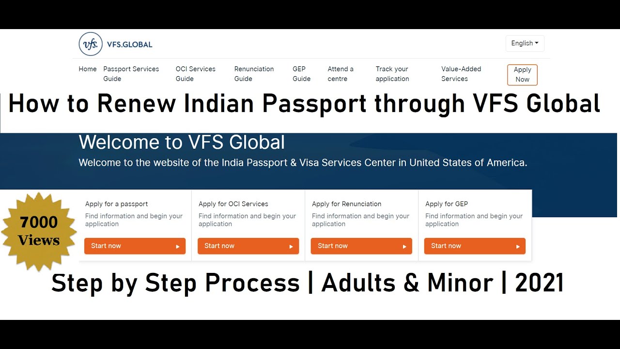 vfs global for passport renewal