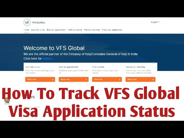 vfs india passport tracking