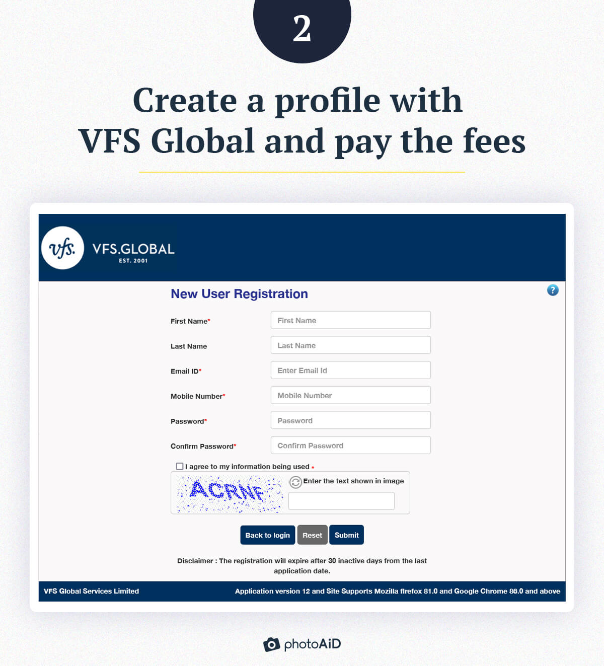 vfs passport login