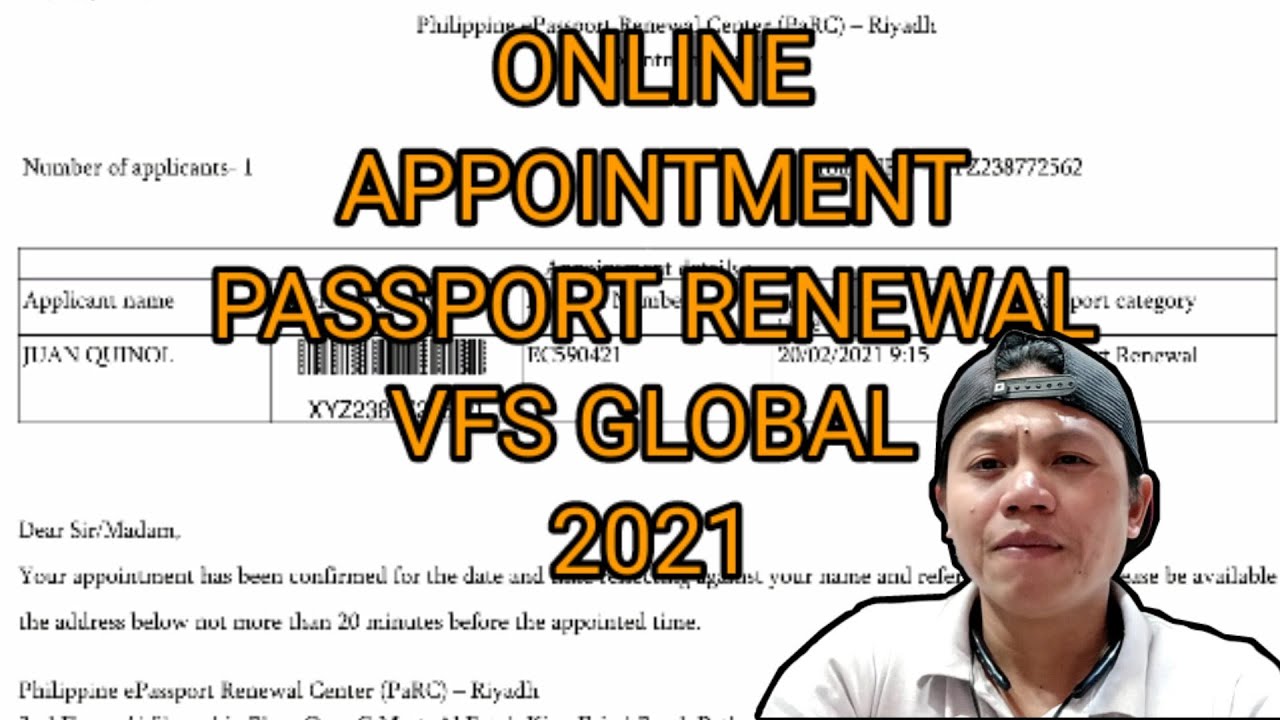 vfsglobal passport renewal