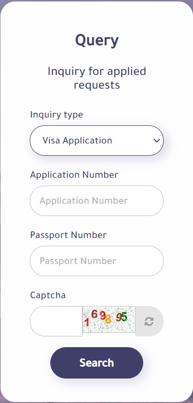 visa check online by passport number