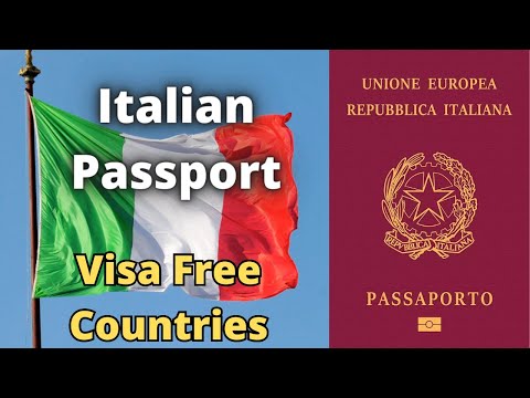 visa free countries for italian passport