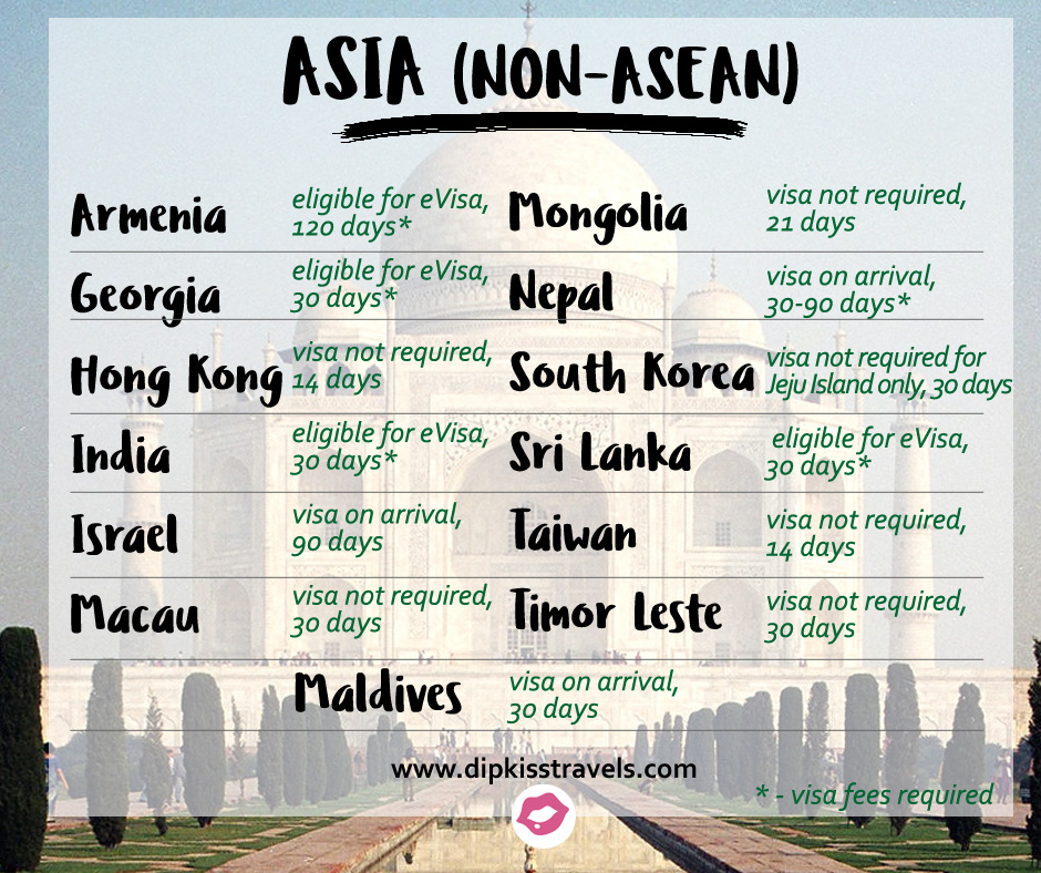 visa free countries for philippines passport