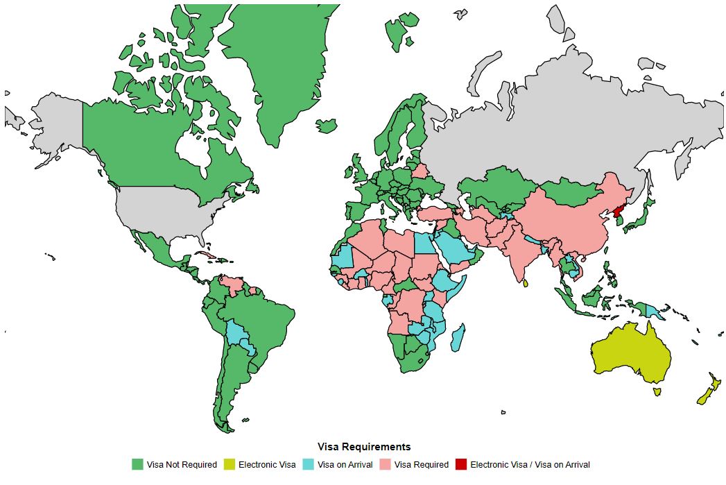 visa free countries us passport