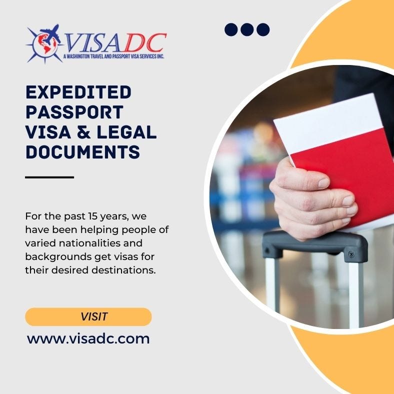 washington passport and visa services