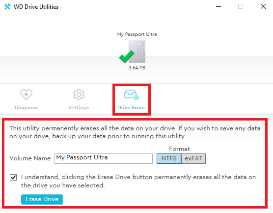 wd passport installation software