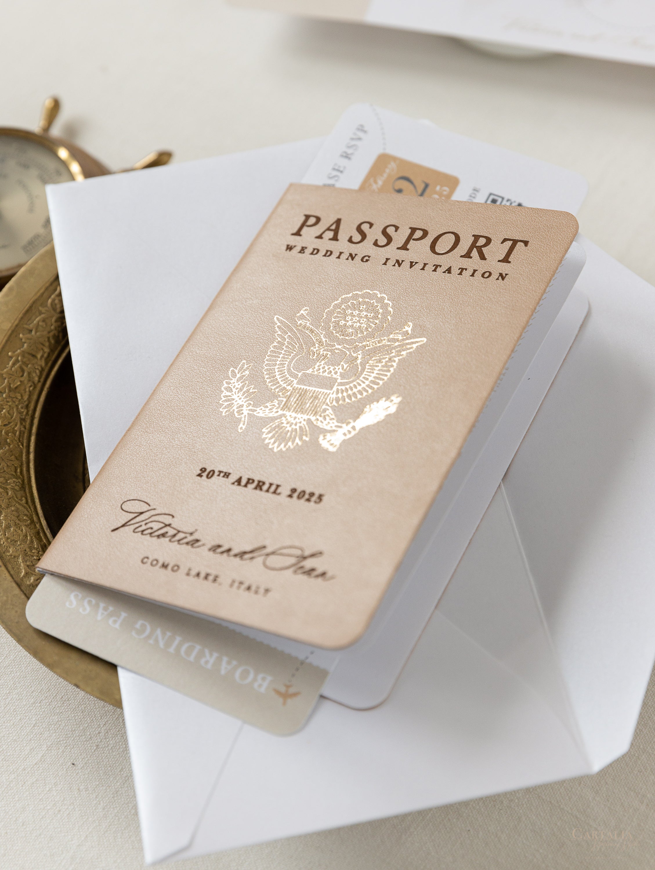 wedding invites passport