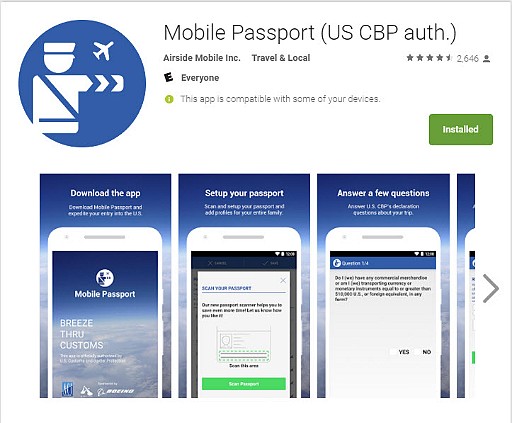 what is airside mobile passport