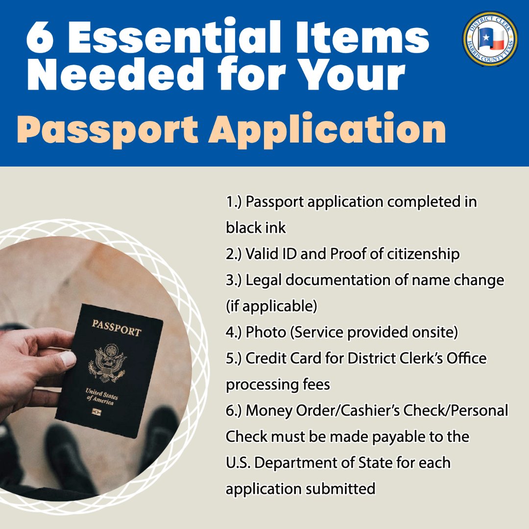 what is needed for a passport