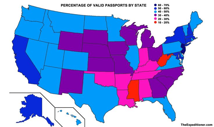 what percentage of americans have passports