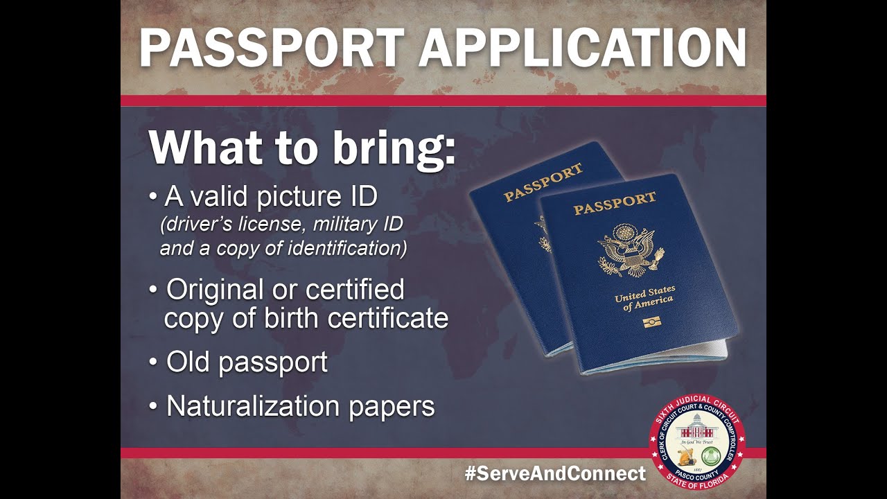 what to take to passport appointment