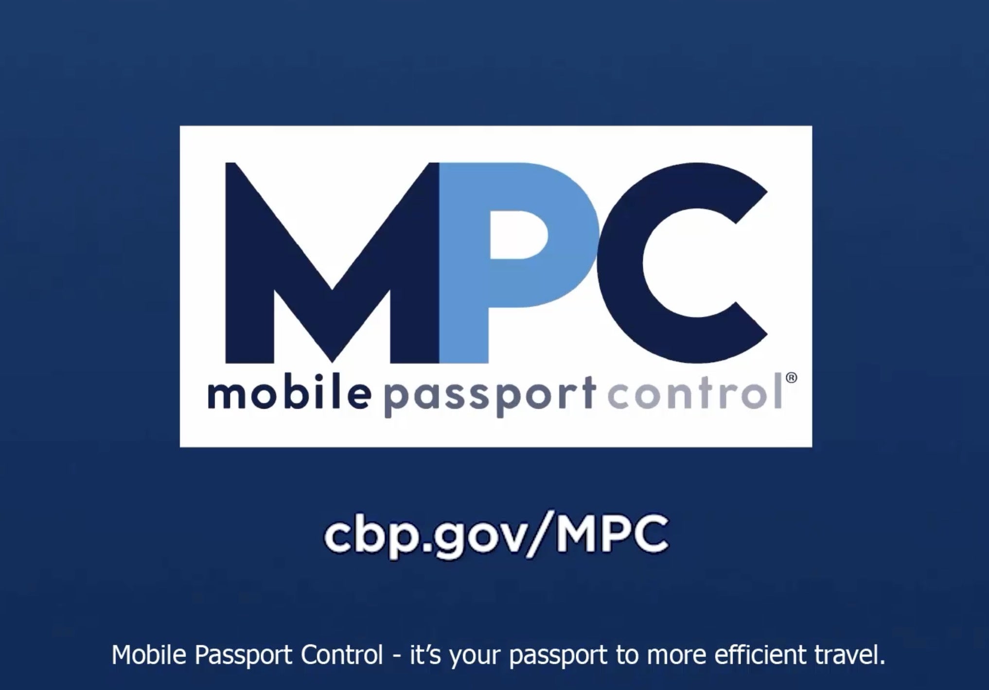 which airports use mobile passport