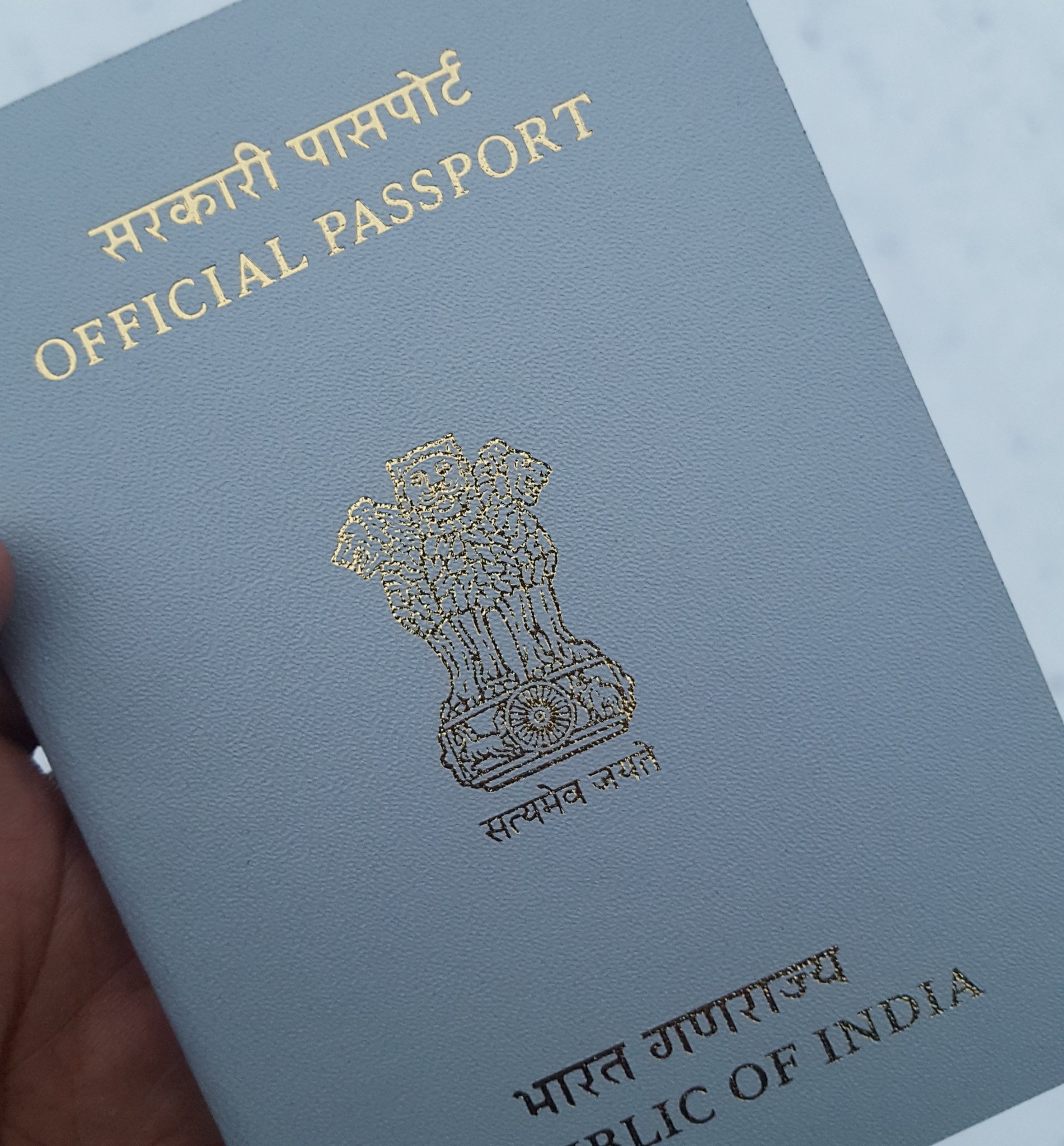 white passport india