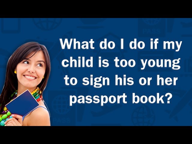 who signs a minor's passport