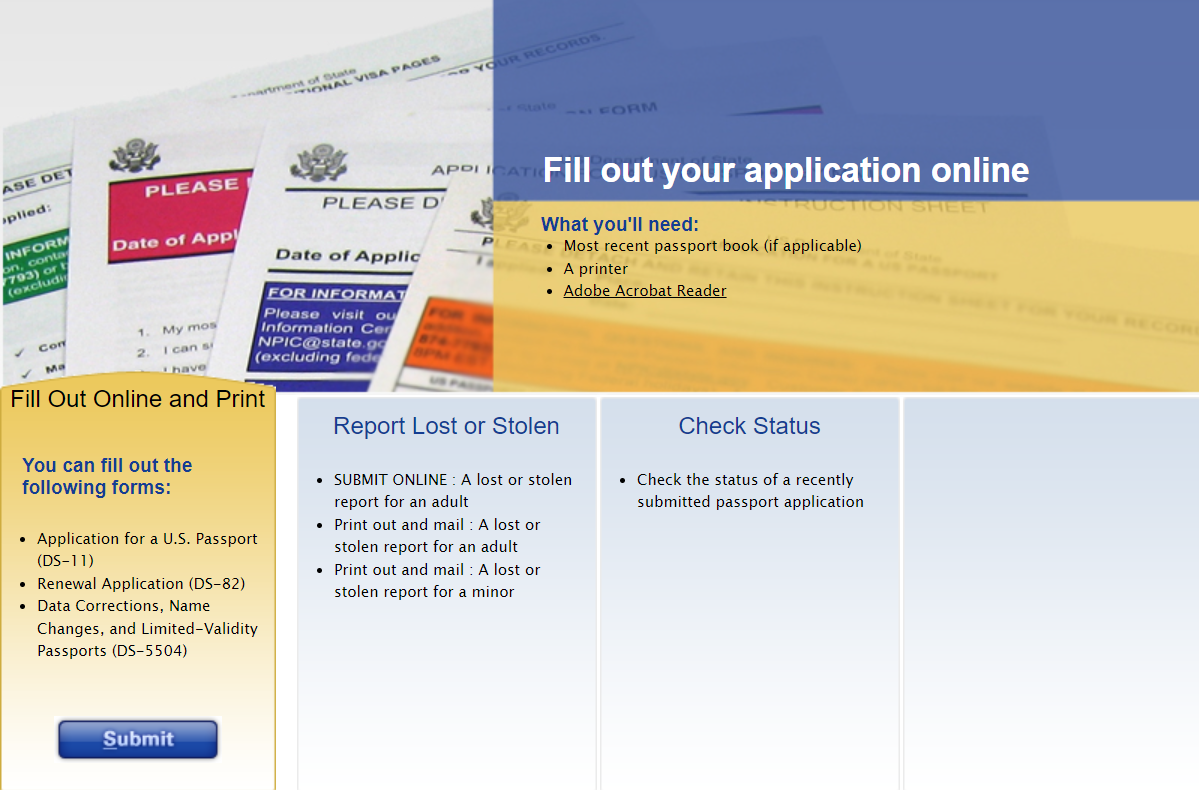 who to make passport check out to