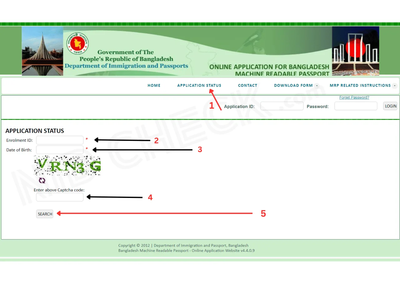 www passport gov bd