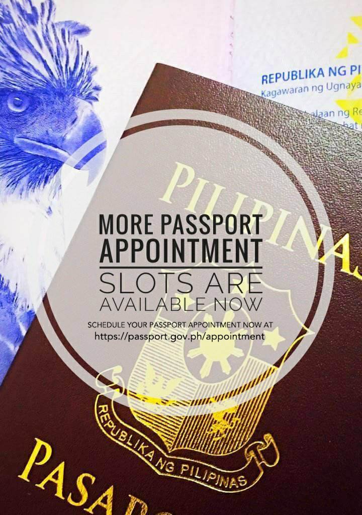 www.passport.gov.ph and schedule your appointment